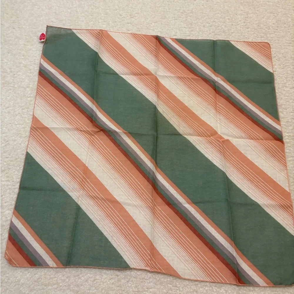 21x21 Plaid Scarf Bandana Vintage Carol Laurie 1970’s Square - Picture 5 of 14